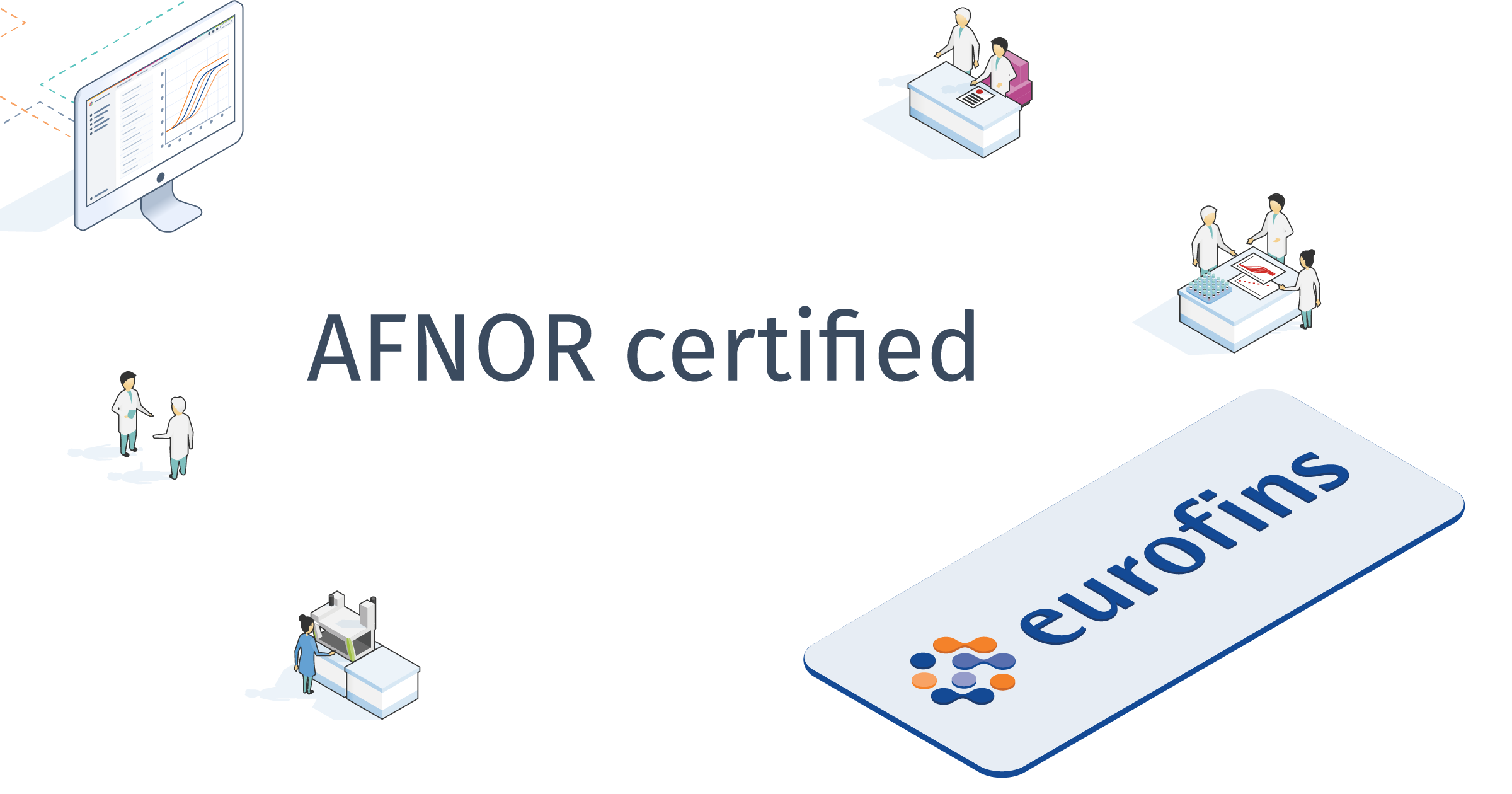 Eurofins successfully certifies kits and software with AFNOR